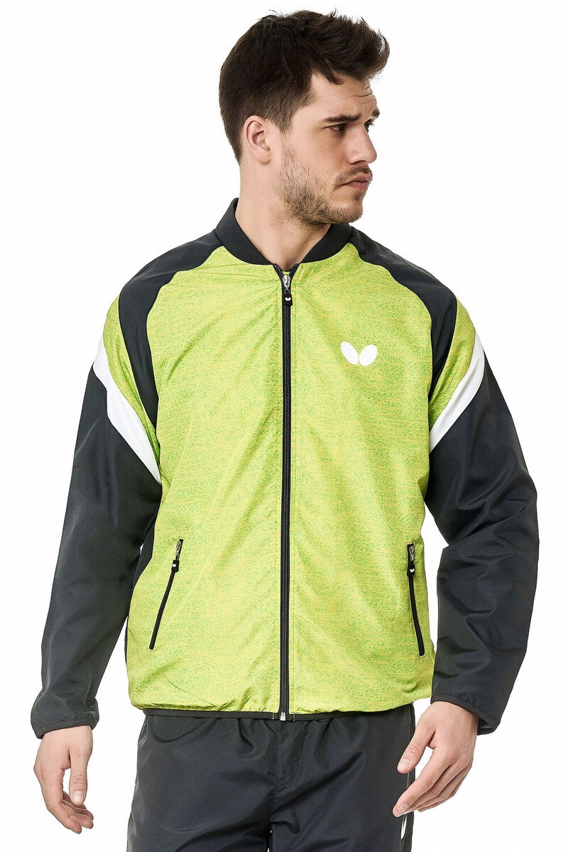 Atamy Tracksuit: Jacket, Lime-Anthracite, Model 4